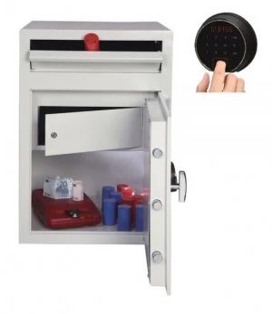 Image of Phoenix Cash Deposit Size 3 Security Safe Fgr Prnt Lock