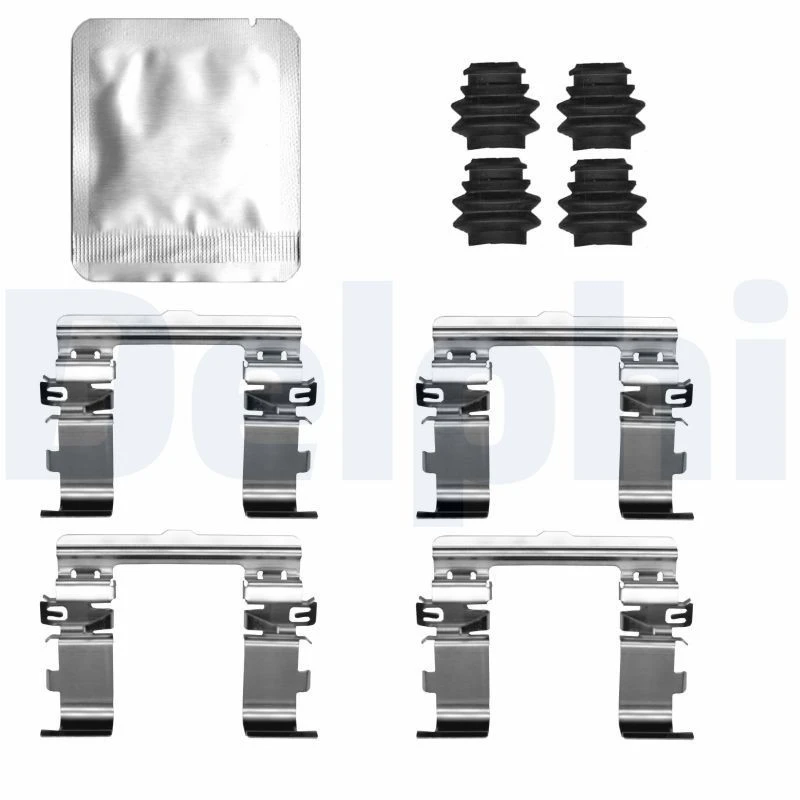 Image of DELPHI Brake pad fitting kit DELPHI LX0822