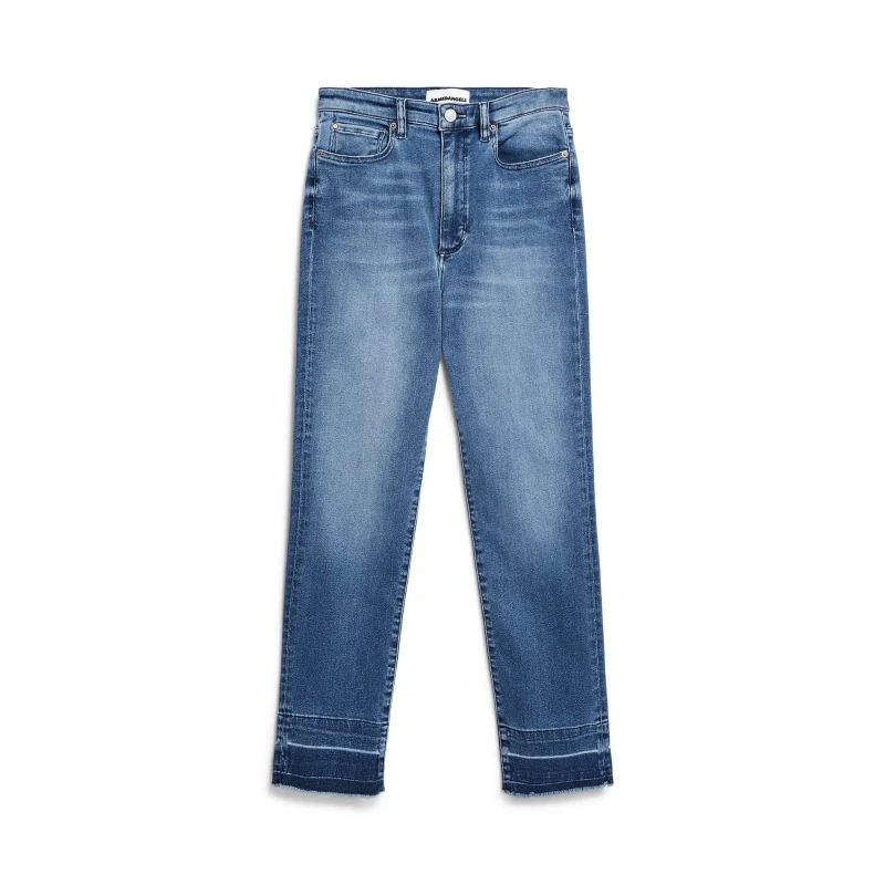 Image of ARMEDANGELS Womens skinny jeans ARMEDANGELS Lejaani X Detail Bleu Female 26x30
