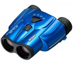 image of Nikon Aculon T11 8 24 x 25 Porro Prism Binoculars Blue