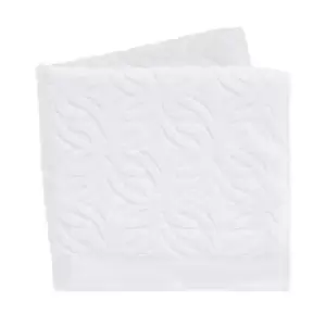 image of Katie Piper Confidence Sculpted Cotton Towel - White