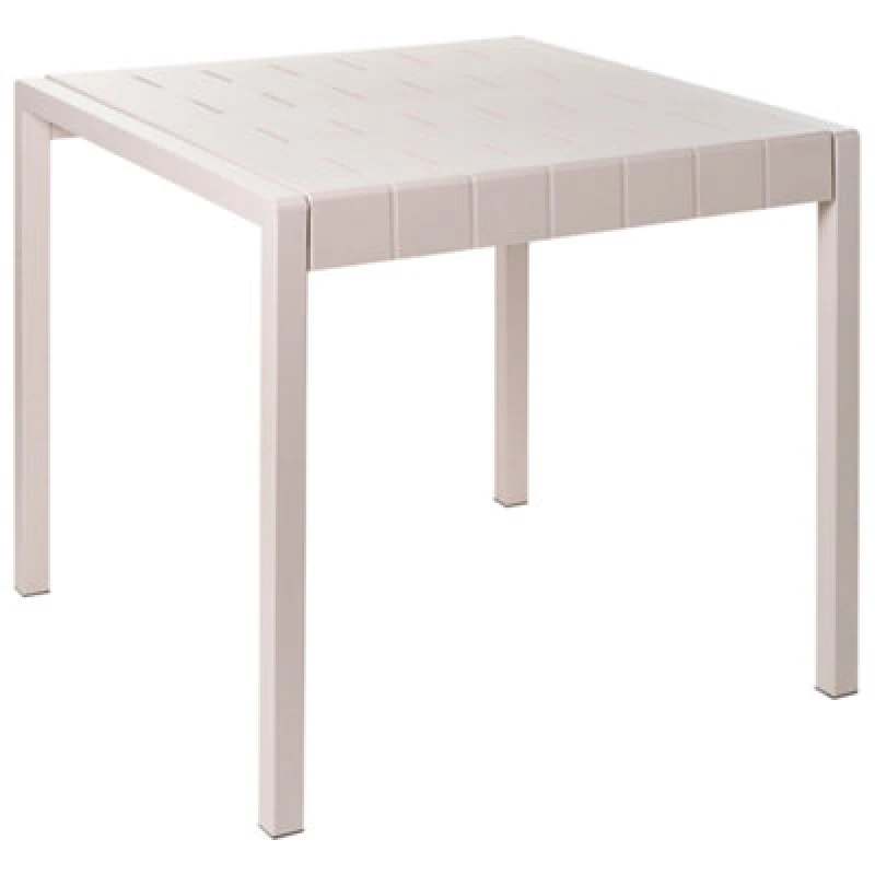 Image of Beliani Garden Dining Table Bartica 81cm 84cm Beige
