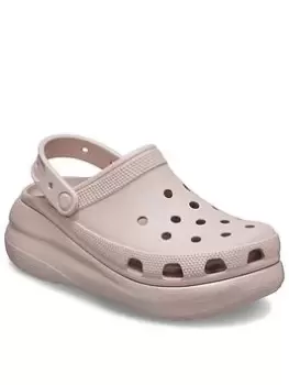 image of Crocs Classic Crush - Pink Clay Shimmer, Pink, Size 7, Women