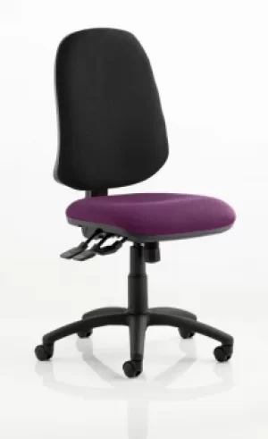 Image of Eclipse XL Lever Task Operator Chair Bespoke Colour Seat Purple