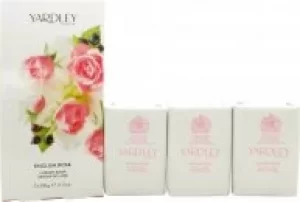 image of Yardley English Rose Soap 3x 100g