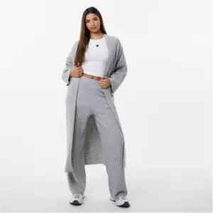 Image of Jack Wills Longline Rib Cardigan - Grey