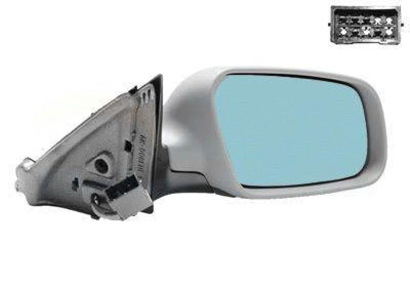 Image of VAN WEZEL 0331818 Wing mirror * HAGUS * Right, Heatable Outside Mirror (50)