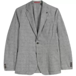 image of Ted Baker Bonsai Pow Check Blazer - Grey