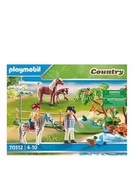 image of Playmobil 70512 Country Pony Farm Adventure Pony Ride, One Colour