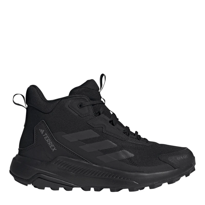 Image of adidas Terrex Anylander Mid Rain.Rdy Hiking Shoes Womens Waterproof Hiking Boots 4 (36.7) Black 18064340240