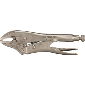 Image of 255MM/10' Curved Jaw Locking Grip Wrenches - Heavy Duty - Kennedy