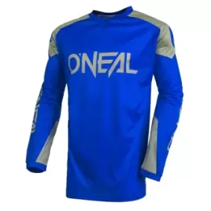 image of O'Neal Matrix Ridewear Long Sleeve Jersey Blue/Grey Large