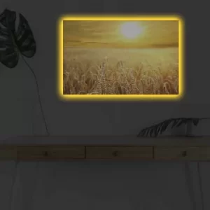 Image of 4570DHDACT-152 Multicolor Decorative LED Lighted Canvas Painting