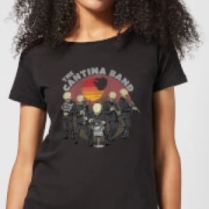 Image of Star Wars Cantina Band Womens T-Shirt - Black