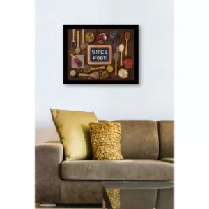 Image of SC0974 Multicolor Decorative Framed MDF Painting