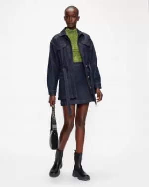 Image of Ted Baker Raw Denim Utility Jacket