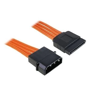 Image of BitFenix Alchemy Molex to SATA Adapter 45cm - sleeved orange/black