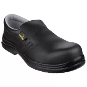 Image of Amblers Safety FS661 Unisex Slip On Safety Shoes (11 UK) (Black)