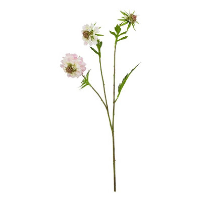 Image of Hill Interiors The Natural Garden Collection Scabious Stem Artificial Plant Pink (One Size)