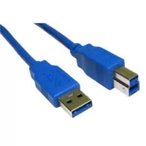 Image of RVFM USB3-803BL USB 3.0 A Male - B Blue Cable 3m