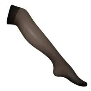 image of Silky Womens/Ladies Glossy Knee Highs (2 Pairs) (One Size) (Natural Tan)