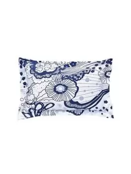 Image of Ted Baker Swirl Floral 100% Cotton Percale 220 Thread Count Pillowcase
