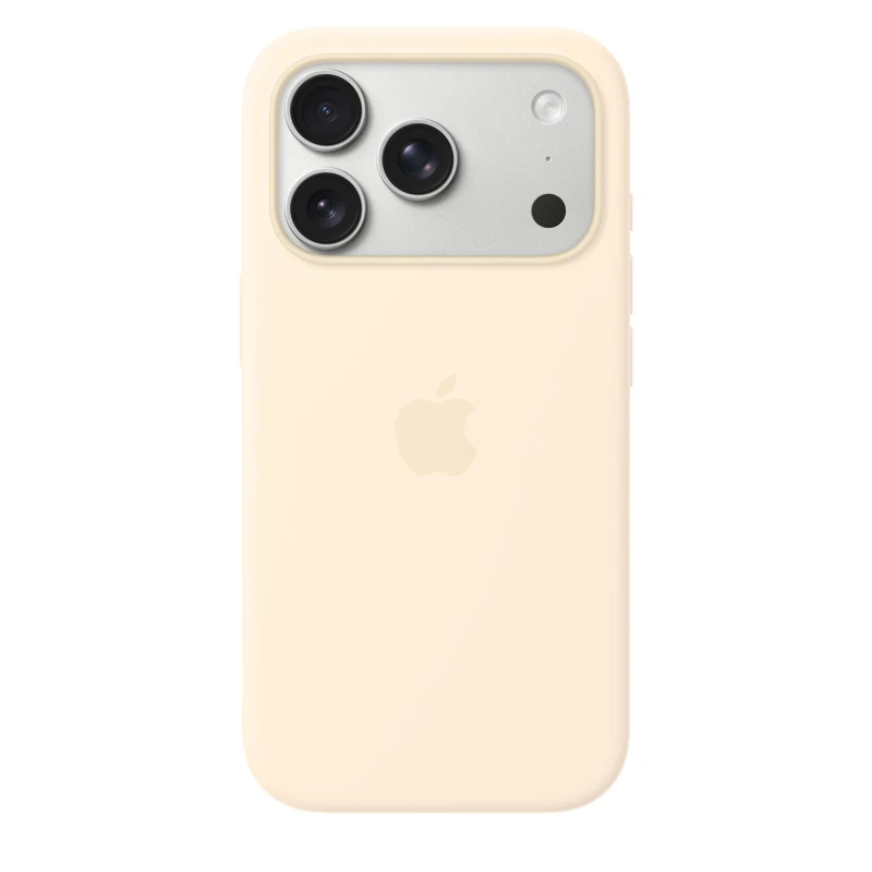 Image of Apple iPhone 17 Pro Silicone Case with MagSafe - Vanilla MHVX4ZM/A
