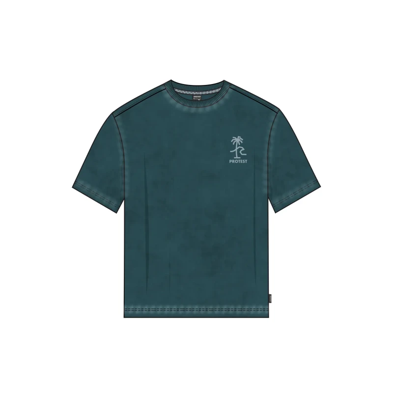 Image of Protest T-Shirt Protest Denwick Vert Male L