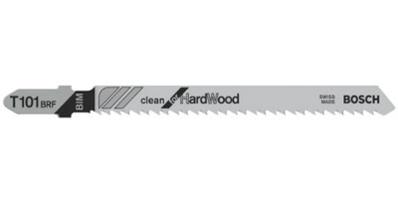 Image of Bosch T101BRF Hard Wood Cutting Jigsaw Blades Pack Qty: Pack of 25