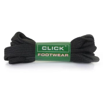 Image of Click Flat Boot Lace Black - Size 140