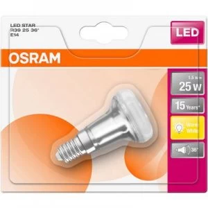 Image of OSRAM LED (monochrome) EEC A++ (A++ - E) E14 Mushroom 2 W Warm white (Ø x L) 39.0 mm x 67.0 mm