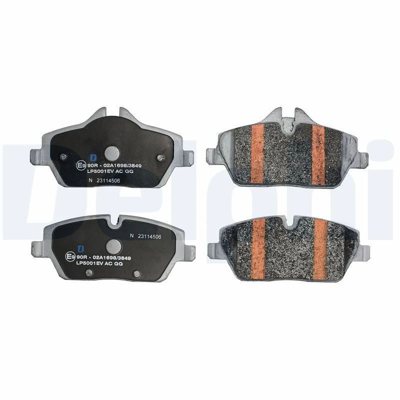 Image of DELPHI Brake pad set DELPHI LP5001EV