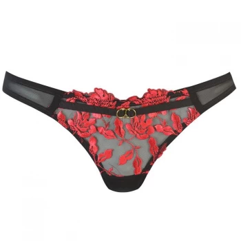 image of Ann Summers Ann Cecile Thong - Red Black