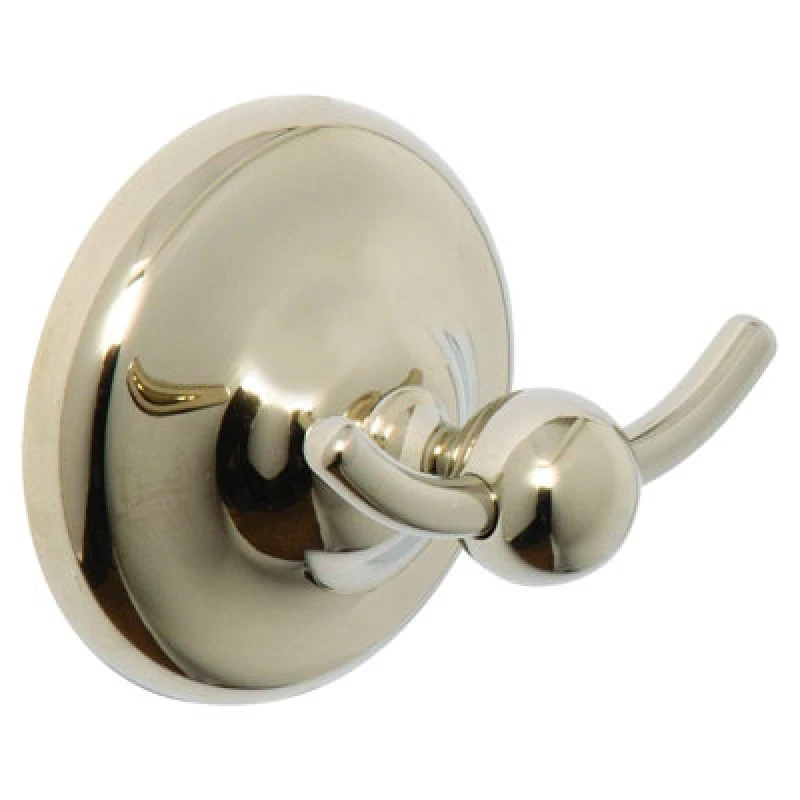 Image of Croydex Grosvenor Gold Bathroom Robe Dressing Gown Hook Traditional Qm701703