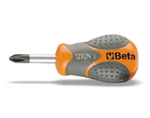 image of Beta Tools 1292N Beta MAX Phillips Stubby Screwdriver 4.5 x 30mm 012920103