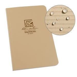 image of Rite In The Rain Field Book Side Bound Field Flex Cover 4.5 x 7" Tan