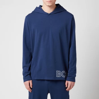 Image of Hugo Boss Identity Lounge Pullover Hoodie Navy Size M Men