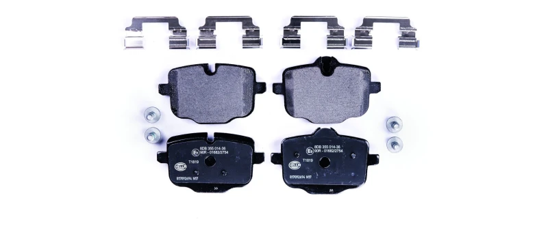 Image of HELLA Brake pad set HELLA 8DB 355 014-361