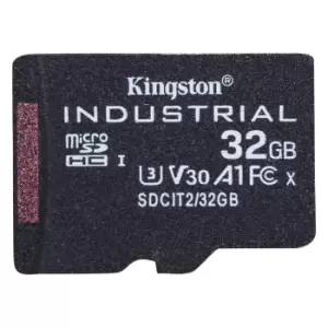 Image of Kingston Technology Industrial 32GB MicroSDHC UHS-I Class 10