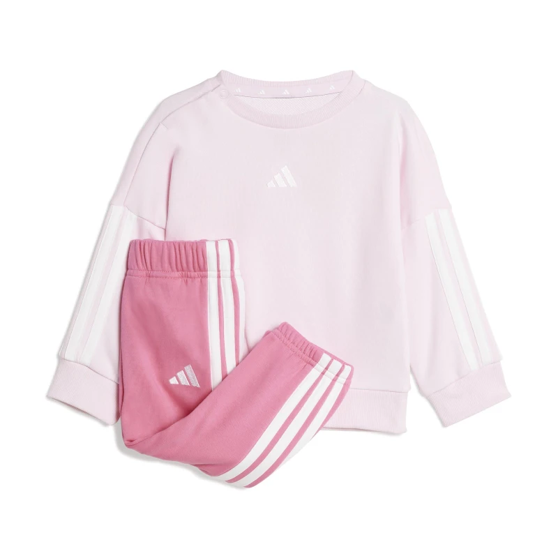 Image of adidas Infants BOS Jog French Terry Set Pink/White unisex 6-9 Months
