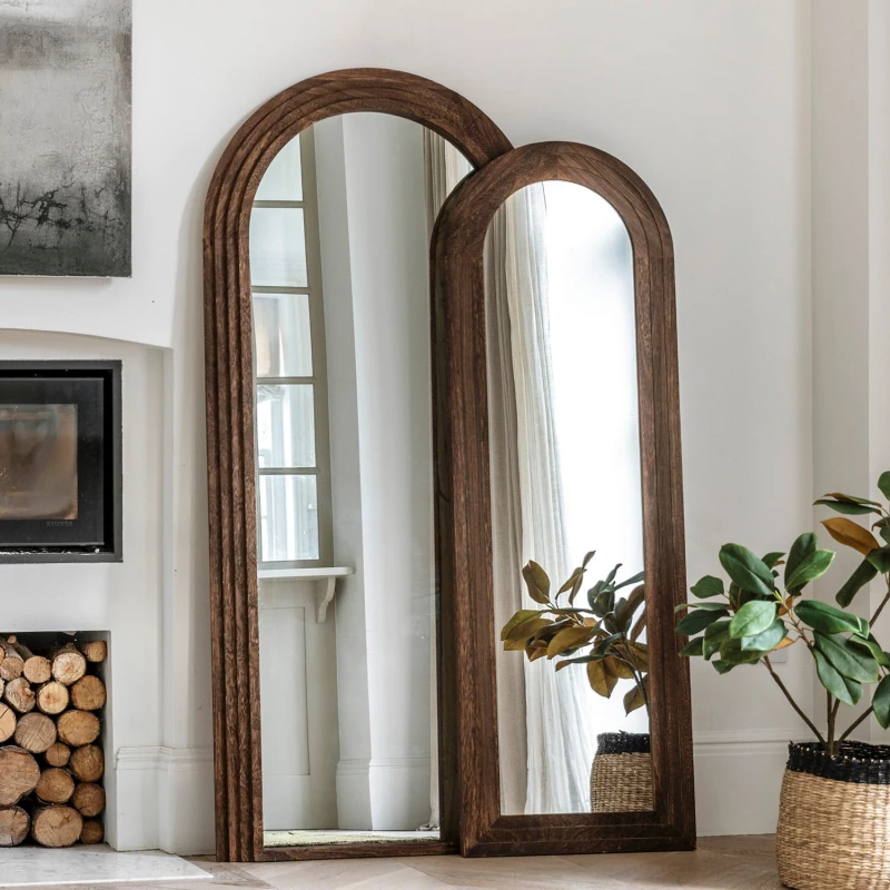 Image of Gallery Hoxton Mirror, 180x80cm, Brown