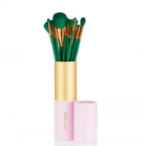 image of Spectrum Collections 10 Piece Malachite Brush Set