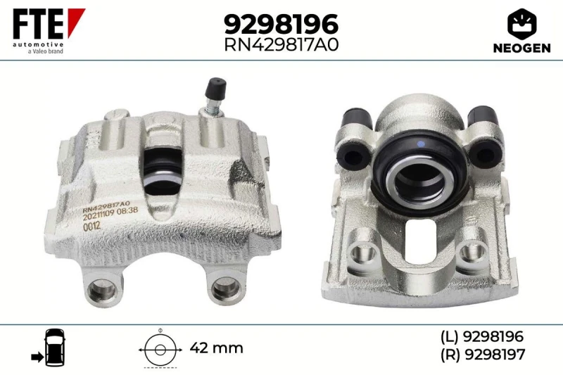 Image of Brake caliper FTE 9298196