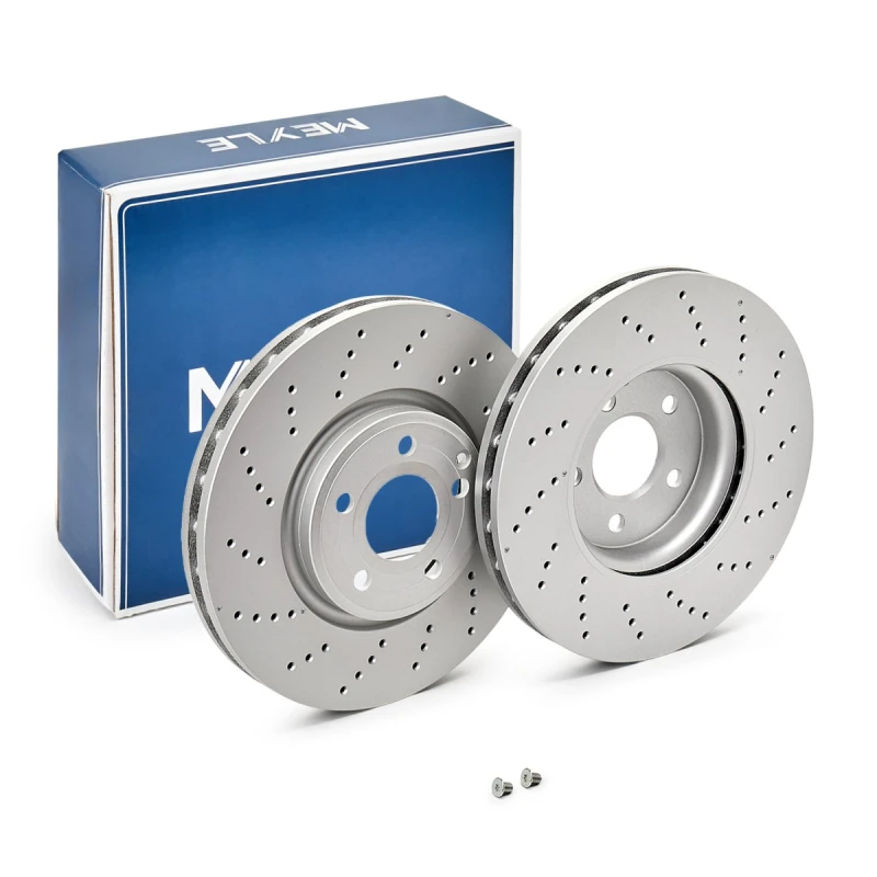 Image of MEYLE 083 521 0023/PD Brake disc Front Axle, Vented, MEYLE-PD Quality, Zink flake coated, High-carbon, with bolts/screws Brake Disc (82)