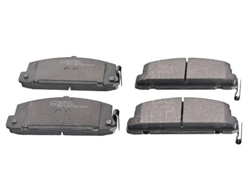 Image of Blue PRINT ADZ94207 Brake pad set Front Axle, with acoustic wear warning Brake Pad Set,disc brake (402)