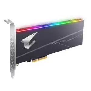 image of Gigabyte 1TB AORUS PCIe 3.0 3D TLC NVMe Solid State Drive GP-ASACNE2100TTTDR