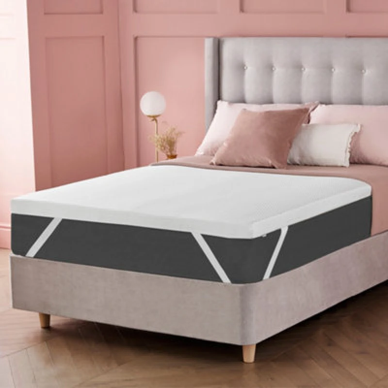 Image of Silentnight Impress Memory Foam 2.5cm Mattress Topper White DOUBLE (135 x 190cm);KING (150 x 200cm)