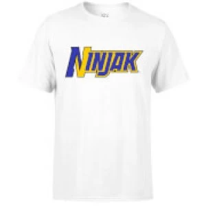 image of Valiant Comics Classic Ninjak Logo T-Shirt - L - White