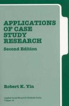 Image of Applications of Case Study Research by Robert K. Yin Paperback