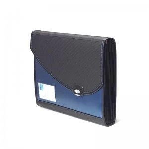 Image of Rapesco Blue Designer A4+ Expanding File 7-Part Polypropylene